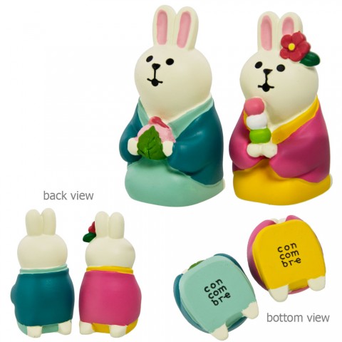 Pajangan Decole Concombre  Hinamatsuri Set - Kelinci