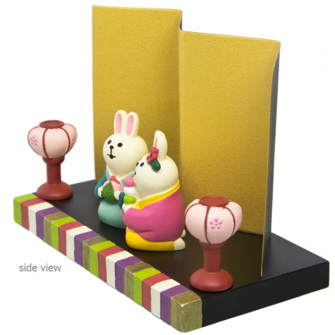 Pajangan Decole Concombre  Hinamatsuri Set - Kelinci