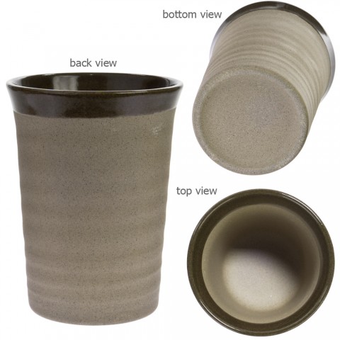 Mug Keramik Motif Gandum Sepasang