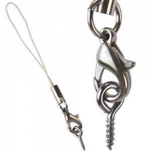 Tali Gantungan HP Pink Muda dengan Pengait plus Cantolan