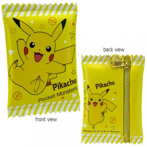 Mini Pouch Flat Pikachu Pokemon Yellow