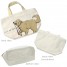 Tas Tote Bag Mini Canvas dengan Resleting - Anjing Golden Retriver