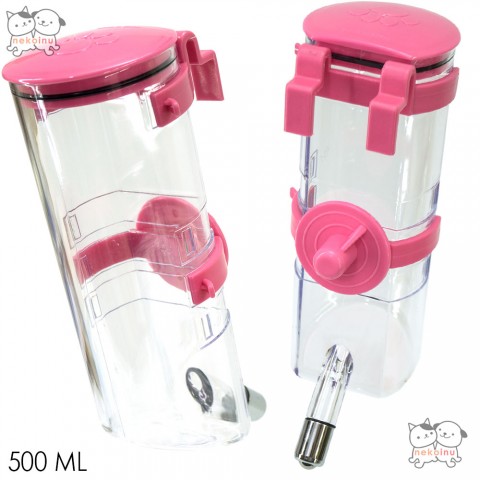Botol Minum Anjing Kucing ACIS Anti Netes 500 ML - Pink