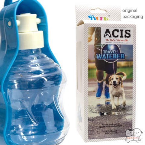 ACIS Botol Minum Portable Anjing Kucing 250 ML - LS162 - Biru
