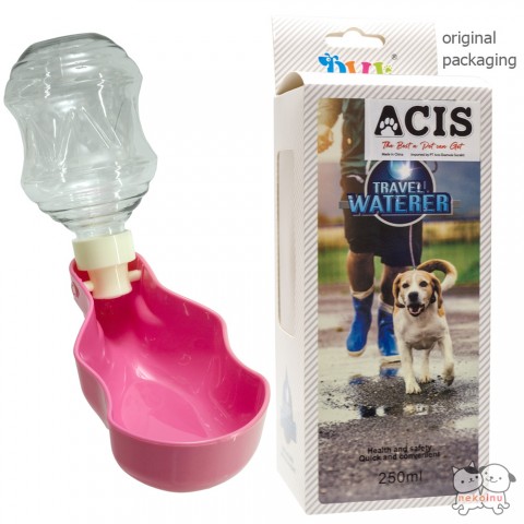 ACIS Botol Minum Portable Anjing Kucing 250 ML - LS162 - Pink