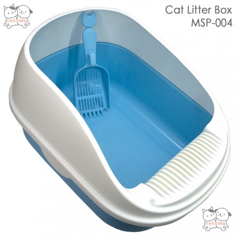 Cat Litter Box Tanpa Penutup MSP-004- Biru
