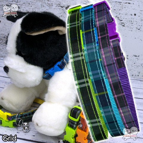 Kalung Anjing AMARTA Grid - Large