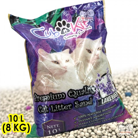 Pasir Kucing CUB N KIT 10 L - Lavender