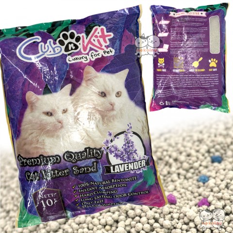 Pasir Kucing CUB N KIT 10 L - Lavender
