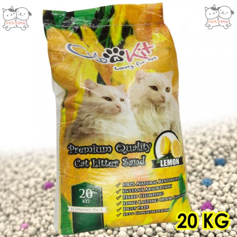 Pasir Kucing CUB N KIT 20 KG - Lemon