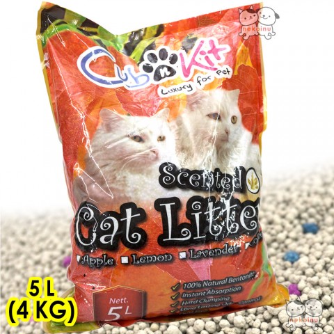 Pasir Kucing CUB N KIT 5 L - Apel