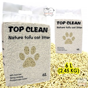 Pasir Kucing Tofu TOP CLEAN 6 L- Original