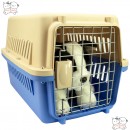 Pet Cargo Carrier Anjing Kucing - Small Biru