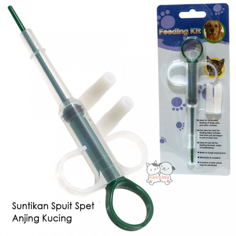 Suntikan Makanan Obat Spuit Spet Anjing Kucing